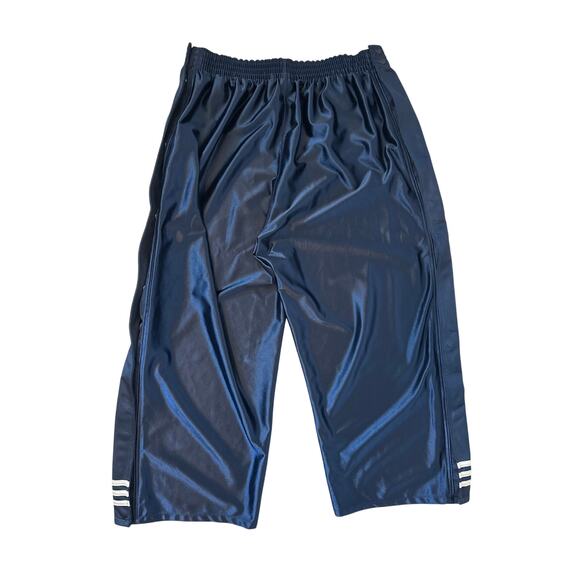 Adidas Y2K Vintage Snap Leg Breakaway Soccer Track Pants Blue Size XL - Picture 2 of 12